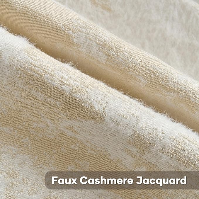 FUTEI Yellow White Decorative Throw Pillow Covers 12x20 Inch Set of 2,Soft Faux Cashmere Jacquard - Textured & Cozy Pillow Case,Modern Home Decor for Couch Bed Living Room