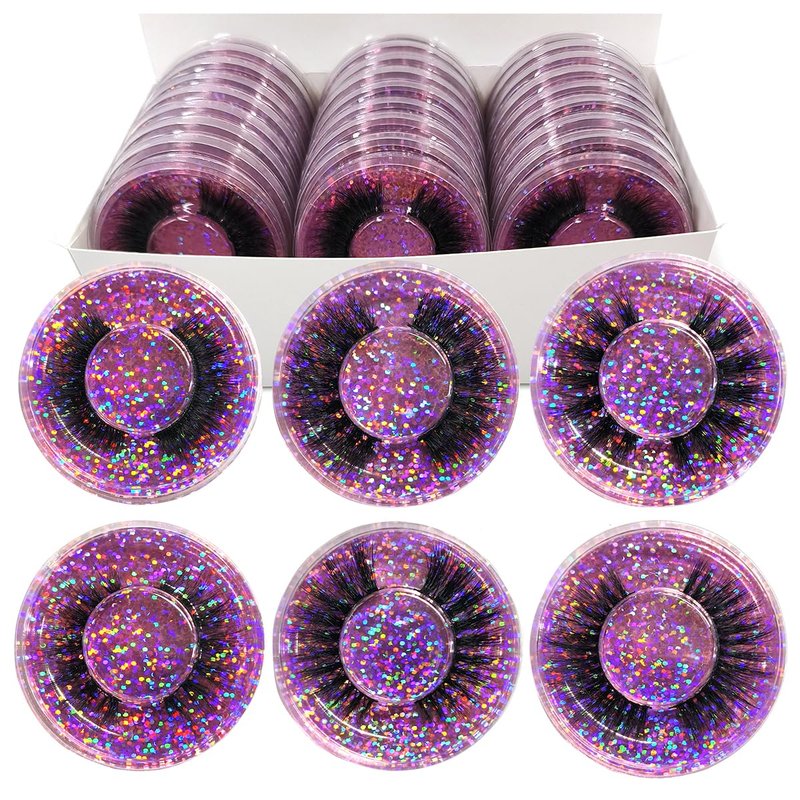 Ellazzle Eyelashes Wholesale Natural Look False Lashes 3D Fluffy Eyelashes Bulk 10 Styles(20 pairs)
