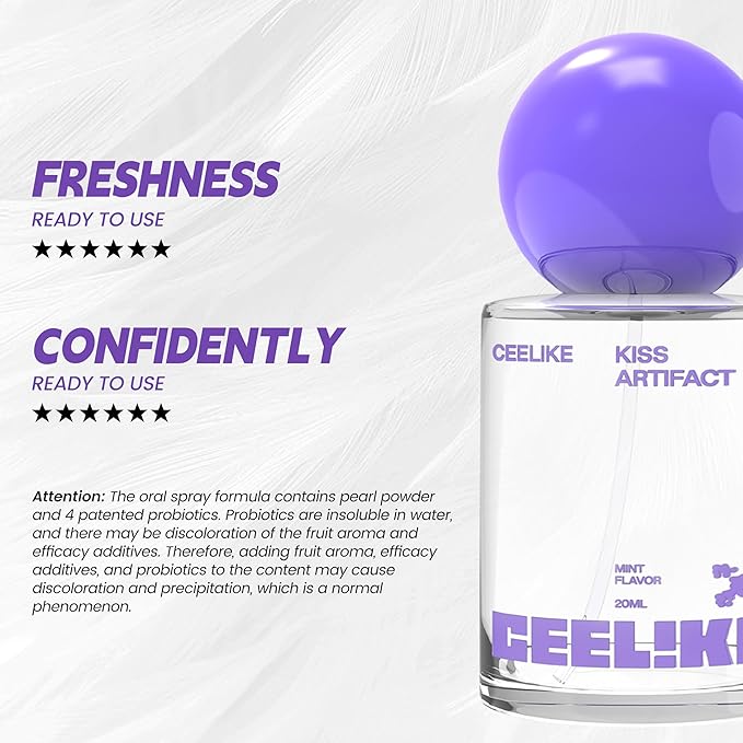 Oral Spray – Fresh Breath, Dual Cooling Experience & Convenient On-the-Go Design – Perfect for Freshening Breath Anywhere, Anytime (1 count)