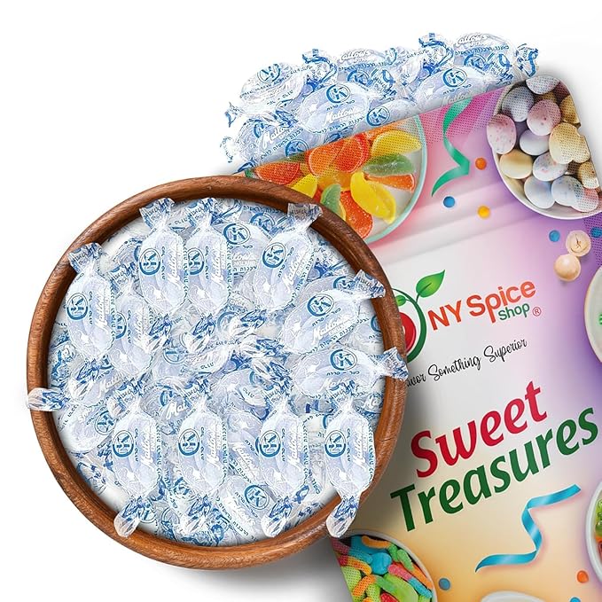 NY Spice Shop Candy Discs Collection (3 Pound (Pack of 1), Crystal Mint Hard Candy)