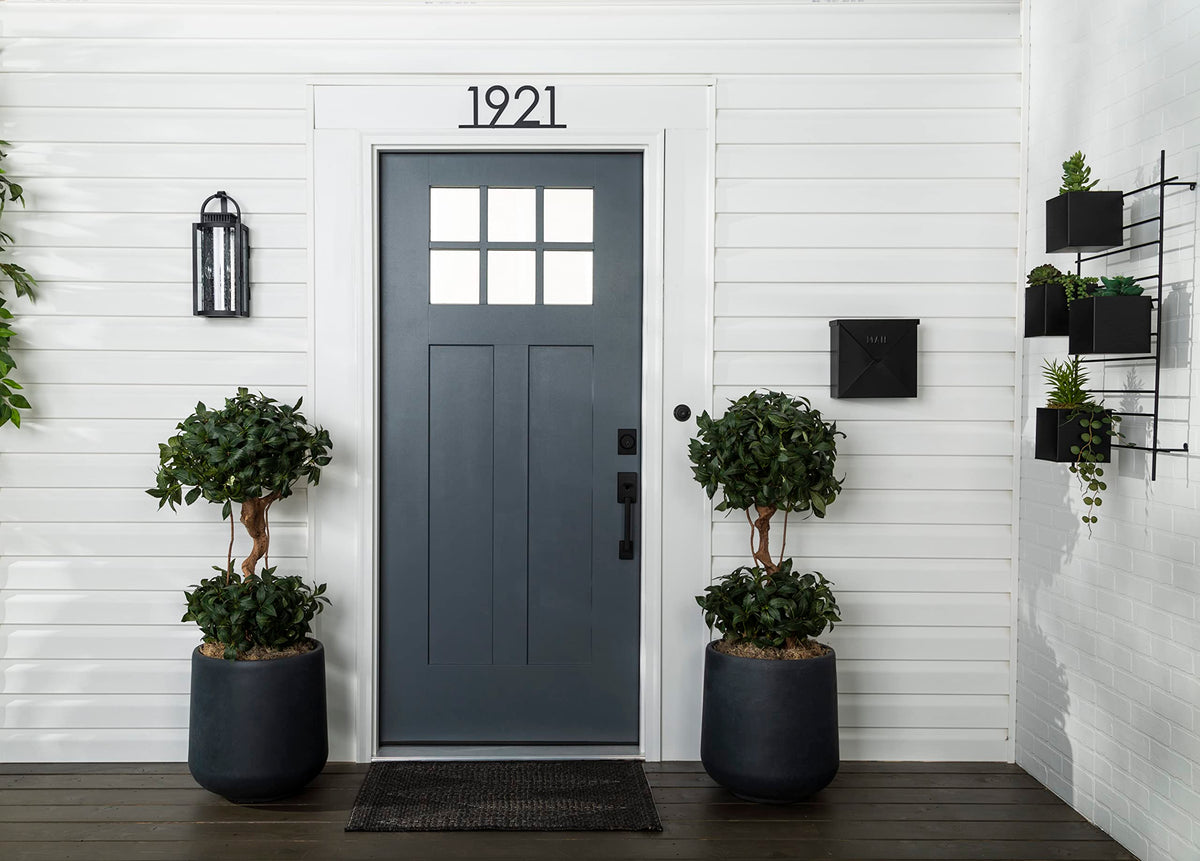 Rust-Oleum 369387 Advanced Dry Door & Trim Paint, Quart, Satin Alpine Gray
