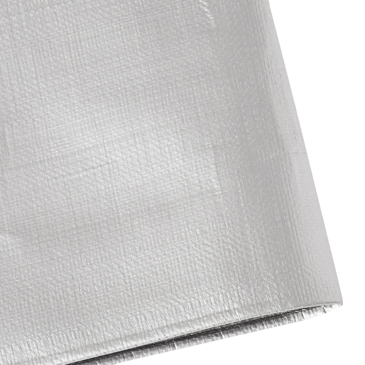 Amazon Basics Multi Purpose Waterproof Poly Tarp Cover with Grommets, 20 x 20 ft, 10MIL Thick, Brown/Silver, 1-Pack