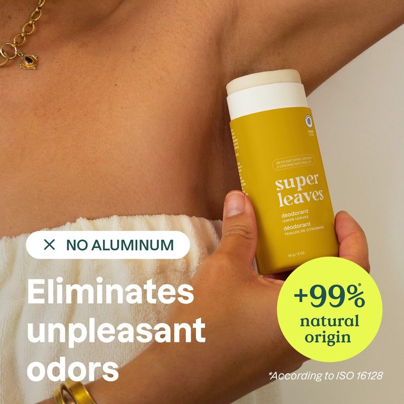 ATTITUDE Plastic-Free Deodorant, EWG Verified, Aluminum Free, Vegan Naturally Sourced Body Deodorants for Women & Men, Dermatologically Tested, Olive Leaves, 3 Ounces