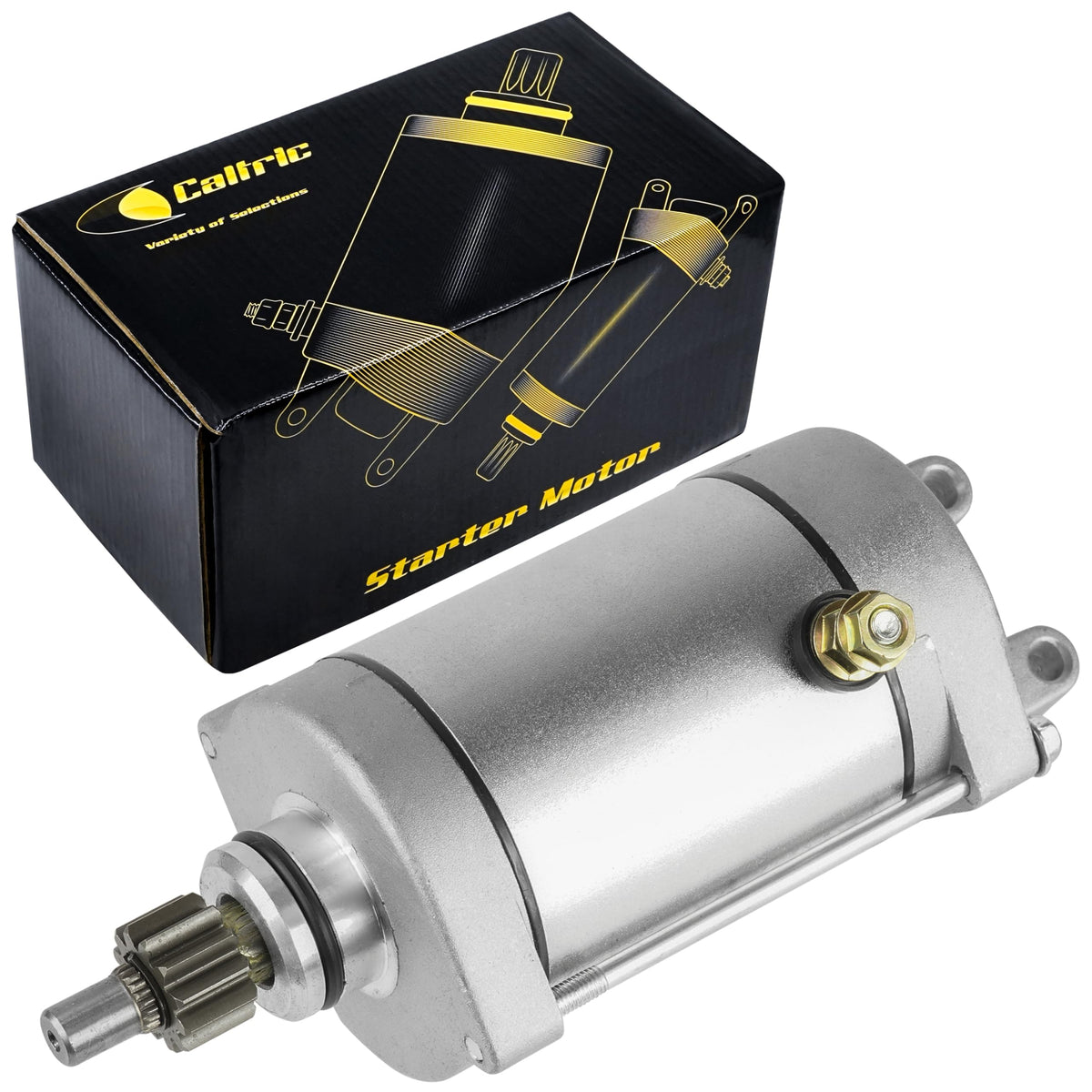 Caltric Starter Compatible With Yamaha Raptor 660 Yfm660 660Cc 2001 2002 2003 2004-2006