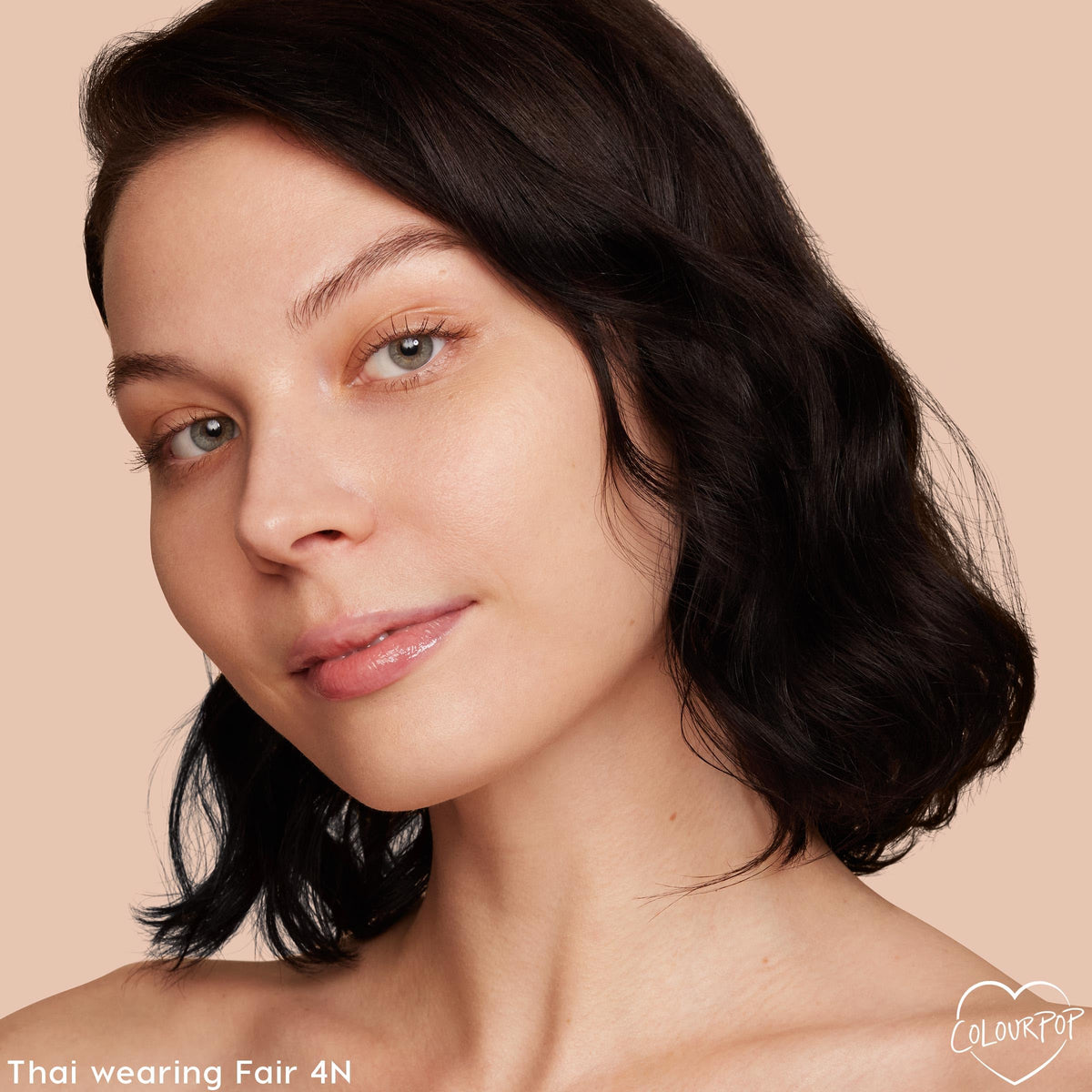 ColourPop Pretty Fresh Tinted Moisturizer - Hydrating Skin Tint with Lightweight Coverage - Formulated with Hyaluronic Acid & Coconut Water for Healthy-Looking Skin - Fair 4N (1.45 oz)