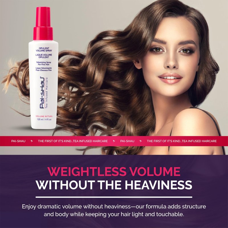 Pai-Shau - Opulent Volume Root Lift Spray, Adds Lift & Texture to Fine Hair