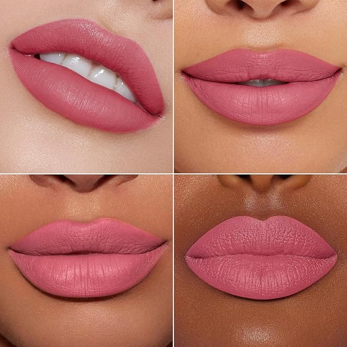 MAKI YIKA Pink Lipstick for Women Color Stay Long Lasting Lipsticks, No Smudge Matte Liquid Lipstick Transferproof Cruelty-Free Lip Color |Icy Pink