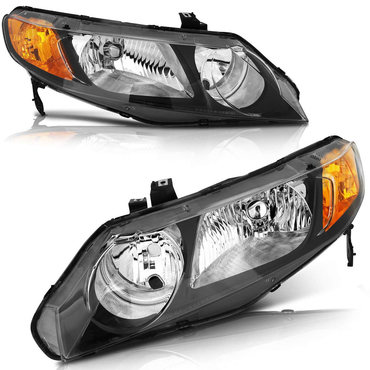 OCPTY A Pair Of headlight Assembly Fits For Honda Civic 2006-2011