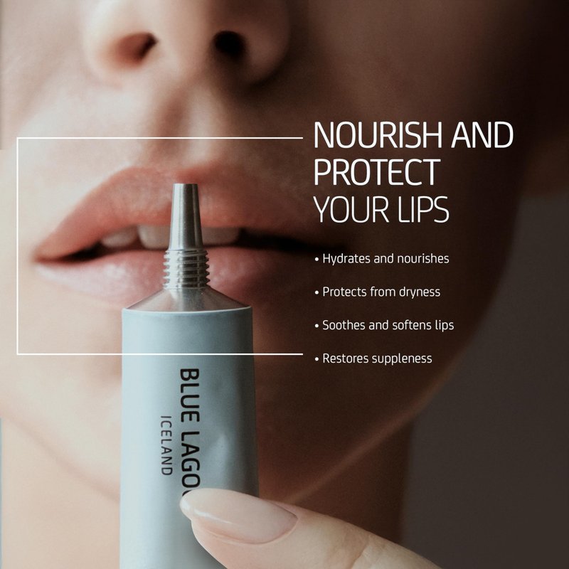Blue Lagoon Skin Science - Natural Nourishing + Plumping Lip Balm | Sustainable, Bioactive Icelandic Skincare (0.33 oz | 10 ml)