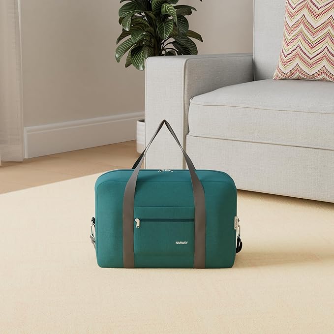 For Spirit Airlines Personal Item Bag Foldable Travel Duffel Bag Tote Carry on Luggage Duffle Overnight for Women and Men