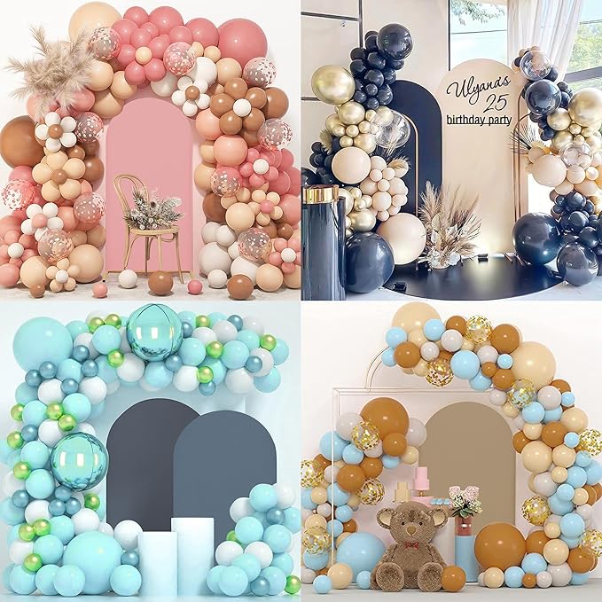 Arch Covers,Arch Backdrop Stand Fitted Cover for Wedding Birthday Party Ceremony Banquet Decoration(7.2FT&6FT,Lilac,Cover Only)