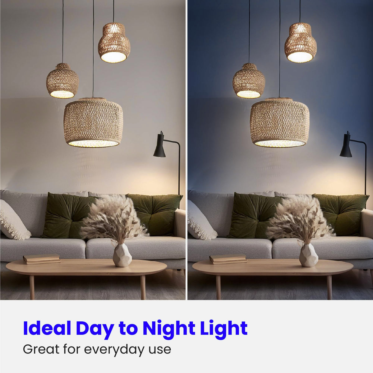 Feit Electric A19 LED Light Bulb, 60W Equivalent, Non Dimmable, 800 Lumens, E26 Medium Base, 3000k Bright White, CRI 90, 10 Year Lifetime, UL Listed, Damp Rated, 10 Pack, OM60/930CA10K/10