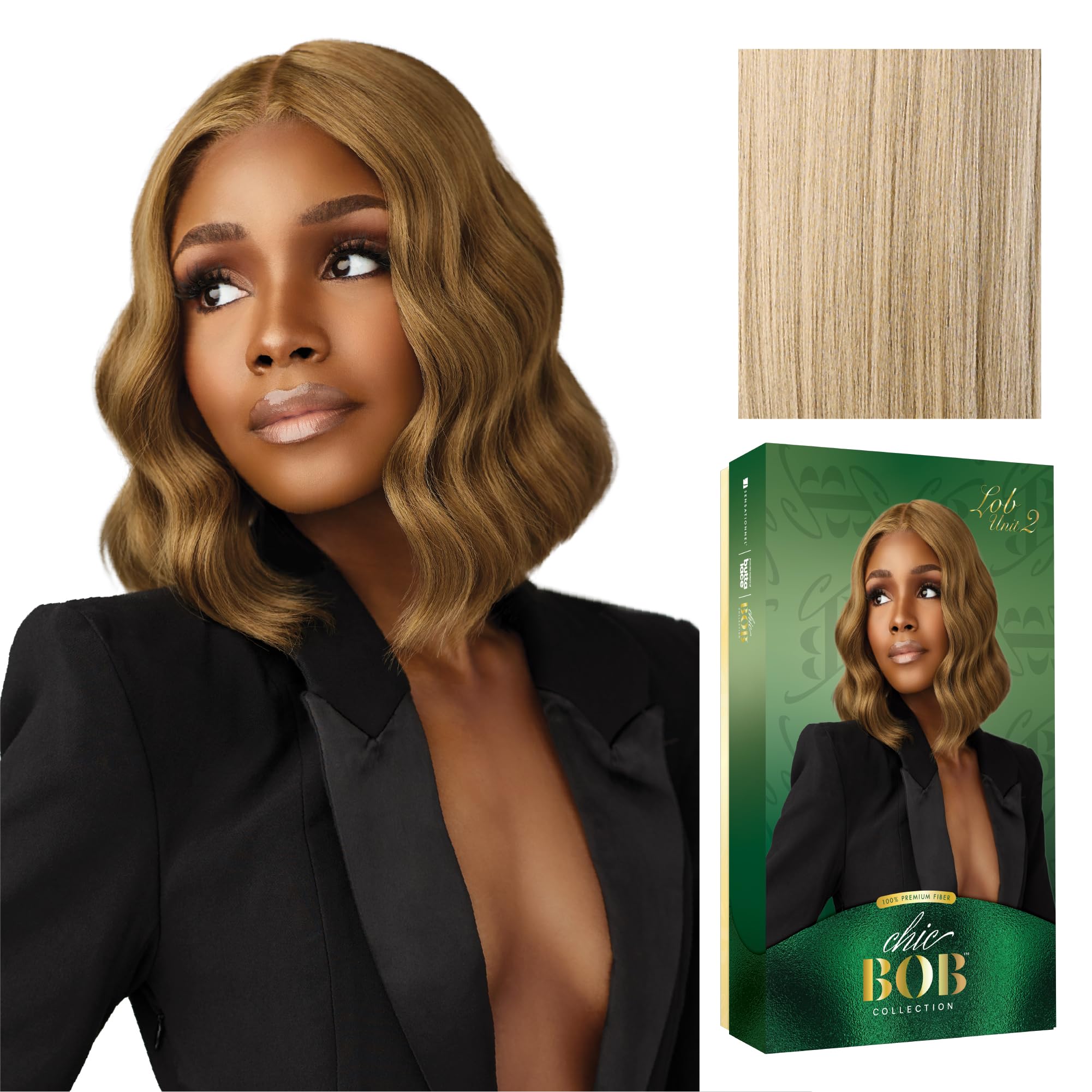 Sensationnel Chicbob Lace Frontwig - Lob Unit 2