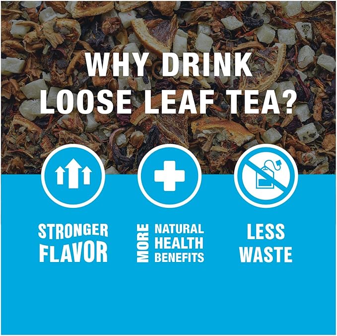 Tiesta Tea - Orange Dream Float Tea, Loose Leaf, Orange Cream Herbal Tea, Premium Caffeine-Free Tea Blend, Make Hot or Iced & Up to 25 Cups, 2.5 oz Resealable Pouch