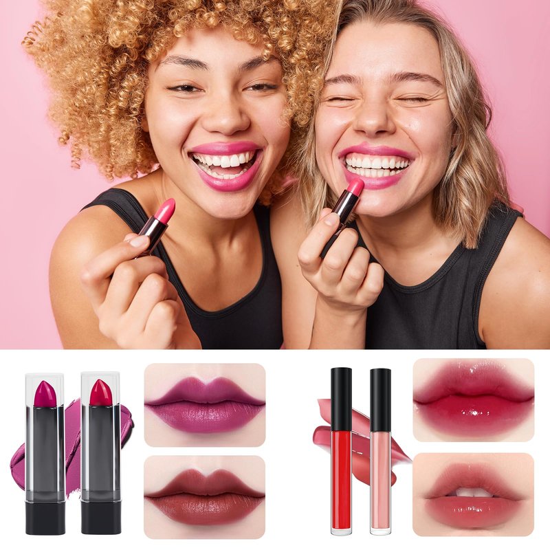 Makeup Kit for Teen Girls, Complete Cosmetic Set with Eyeshadow Palette, Lipstick, Blush, Lip Gloss, Brushes, Gifts Pink