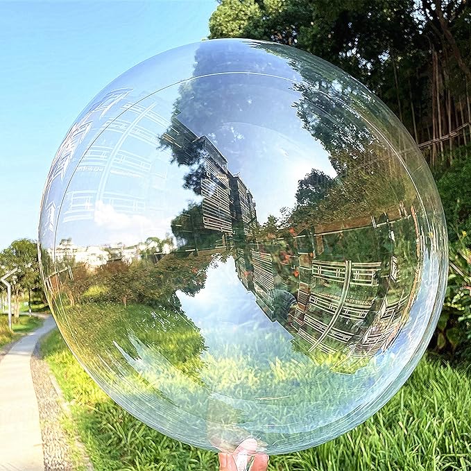 Bobo Balloons 50 Packs, 20 Inch Helium Style Transparent Bubble Clear Balloons for LED Light Up Decoration, Gifts for Christmas,Wedding,Birthday Party Decorations (LED String Not Included)