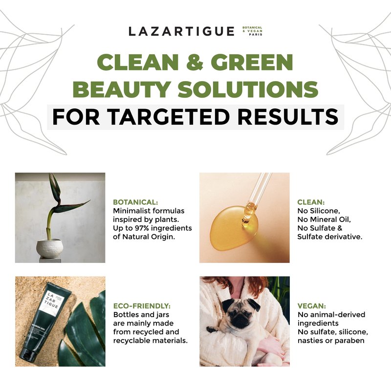 Lazartigue Color Protect Conditioner, Botanical & Vegan, Sulfate-Free, Silicone-Free Color and Radiance Protection With Camilla Oil, 5.1 Fl.Oz.