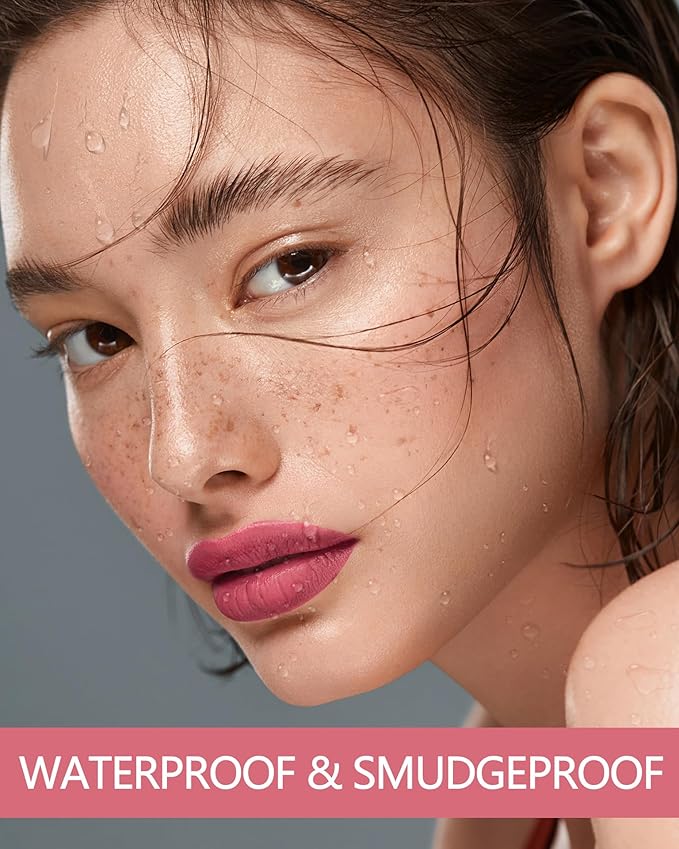 MAKI YIKA Pink Lipstick for Women Color Stay Long Lasting Lipsticks, No Smudge Matte Liquid Lipstick Transferproof Cruelty-Free Lip Color |Icy Pink