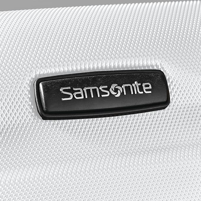 Samsonite Omni PC Hardside Expandable Luggage with Spinner Wheels, White, 2-Piece Set (20/24)