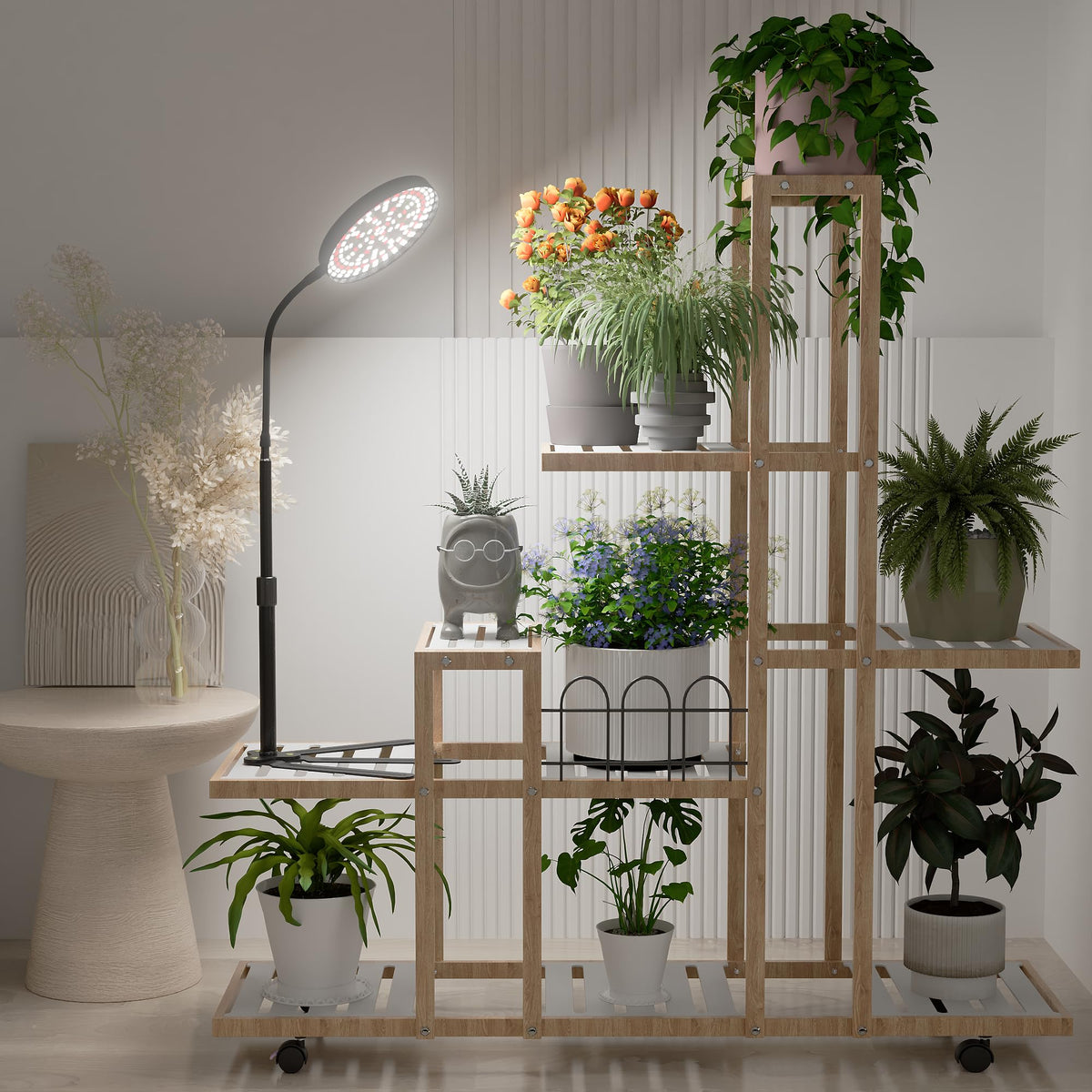 Grow Light for Plants Indoor Growing,Height 10-32'' with Dimming & Timer