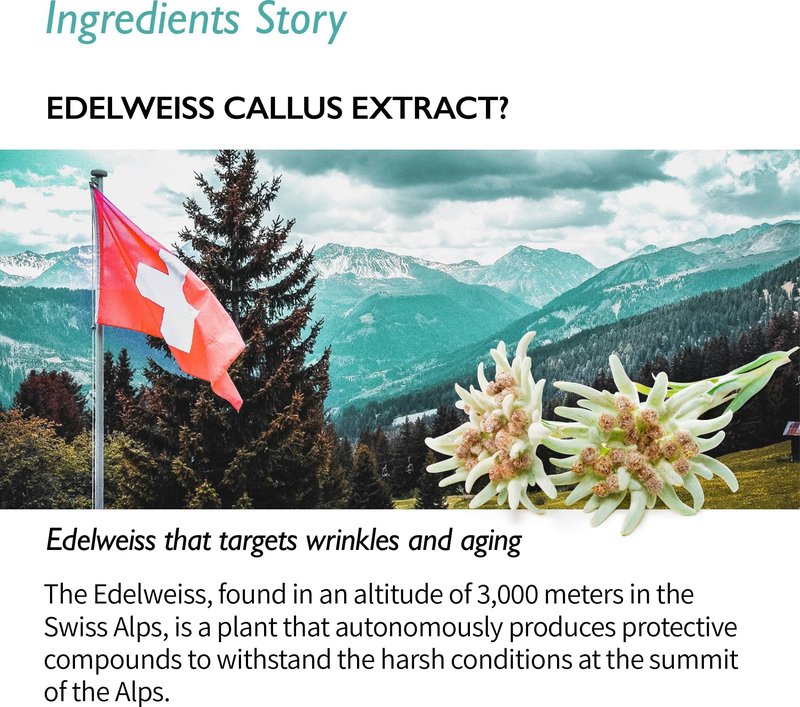 Genabelle Edelweiss Lifting Serum – Anti-Aging Formula with Edelweiss Extract, Niacinamide, Peptides for Firming, Hydration & Brightening – 1.35 fl.oz
