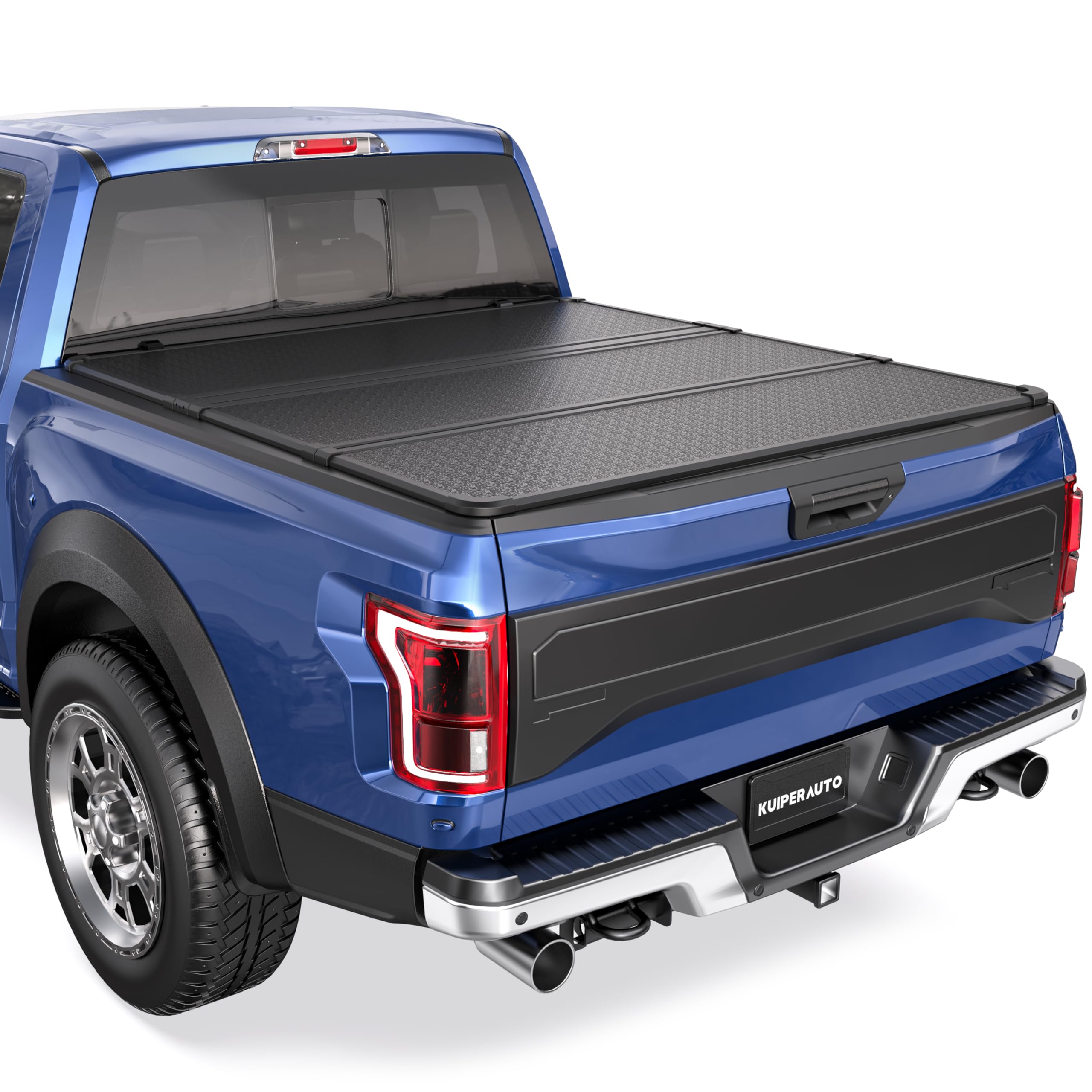 KUIPERAUTO Fiberglass Tri Hard Truck Bed Compatible for 2004-2008 Ford F150 Styleside (Not for Flareside) 6.5 FT Bed On Top 76.3