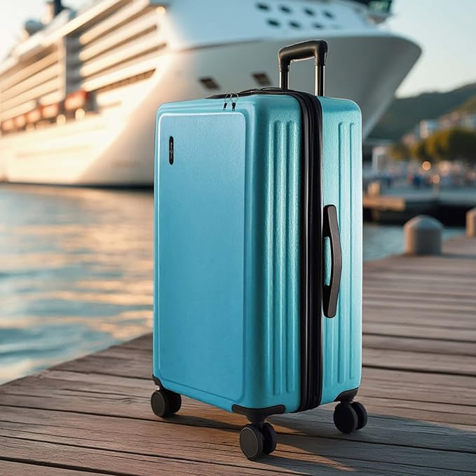 TRAVELARIM Luggage Sets 2 Piece, 24 Inch Suitcase and 28 Inch Luggage with Spinner Wheels, Durable Hard Shell Suitcase Set, Expandable Travel Suitcases with Wheels, Teal