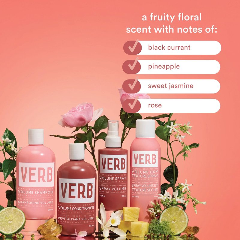 VERB Volume Spray 6.5 fl oz- Lightweight Volumizing Spray for Full-Bodied Lift-Vegan, No Parabens or Harmful Sulfates