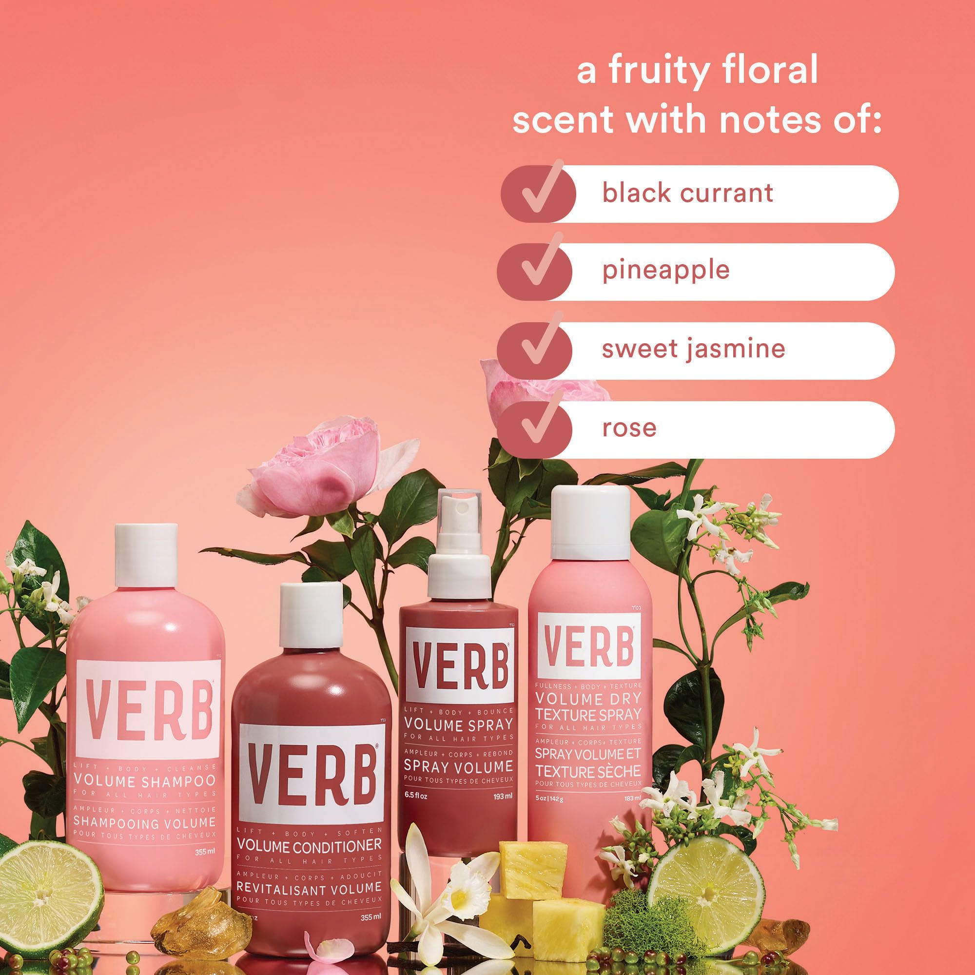 VERB Volume Conditioner 32 fl oz | Detangle + Weightless Lift for Flat Hair