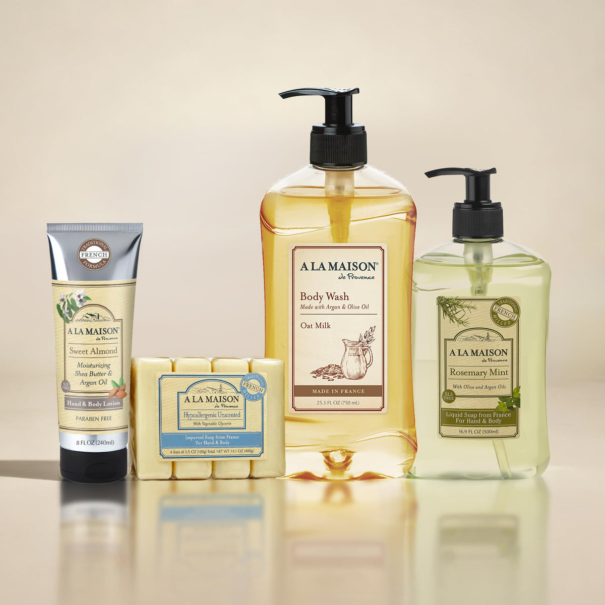 A LA MAISON Lavender Aloe Body Wash 25.36 Fl Oz, 3 Pack