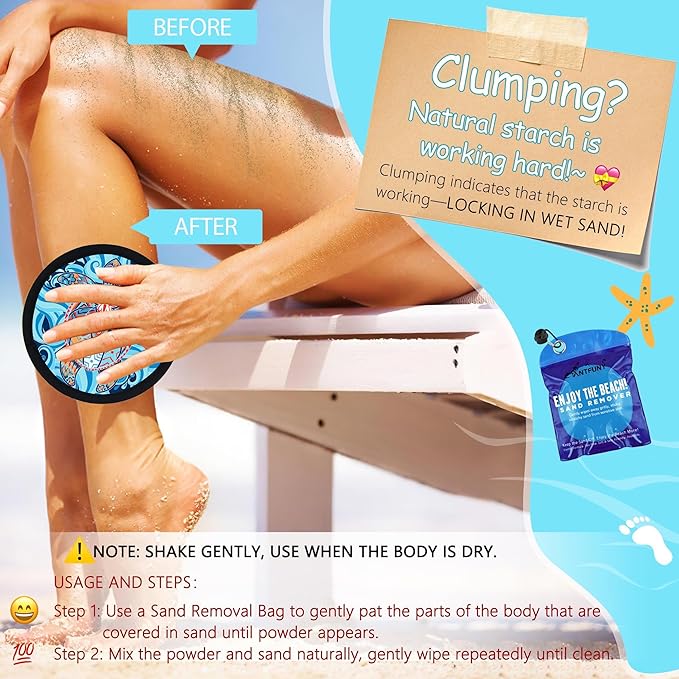 2 Packs Sand Remover Cleaner Eraser for Family Women Dog Beach Trip Essential Summer Vacation Must Have Travel Accessories Lake Day Necessities Cruise Ship Stuff Thing Gear Gift Supplies Item Towel