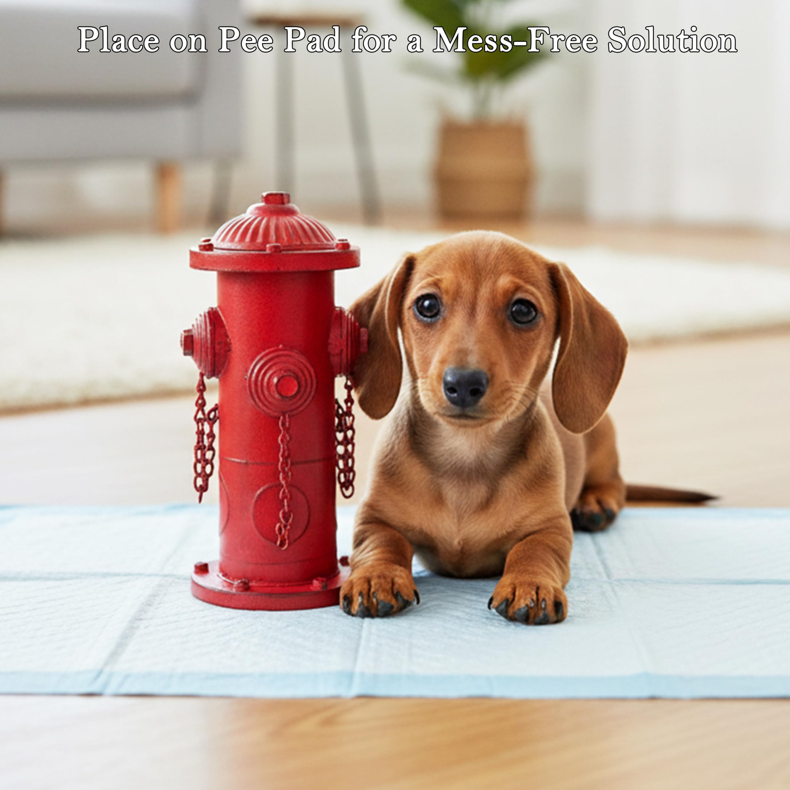 YiLifebes 9" H Small Dog Fire Hydrant Pee Post, Fire Hydrant for Home Decor