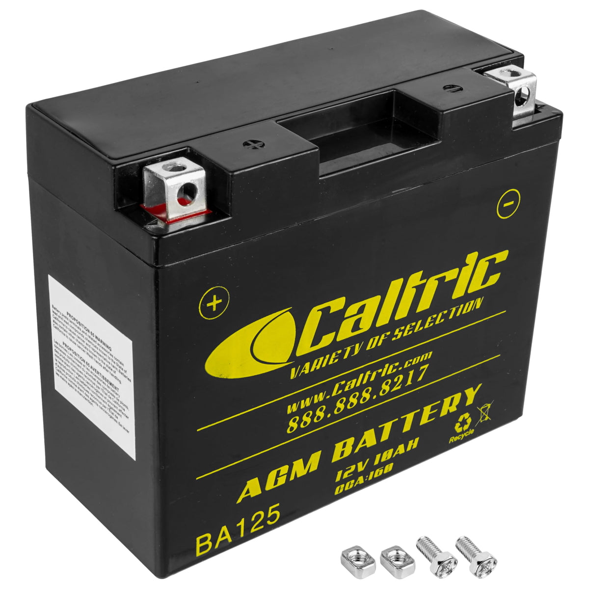 Caltric Agm Battery Compatible with Yamaha Xvs650 Xv-S650 V-Star 650 Classic 1997-2010