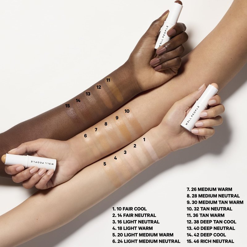 Well People Supernatural Complexion Stick Foundation + Concealer, Buildable, Light-to-Medium Coverage, Soft Matte Finish, Lightweight + Hydrating, Multi-Use, Vegan & Cruelty-Free, 14 Fair Neutral