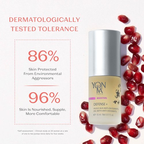 Yon-Ka Booster Defense Plus | Protective Skin Enhancing Concentrate | Reinforce from Environmental Stressors with Vitamin C and Magnesium | Reduce Signs of Aging | Paraben-Free | 0.51 fl oz