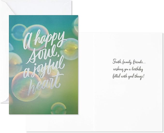 Hallmark Religious Birthday Cards Assortment (Birthday Blessings, 12 Cards and Envelopes)