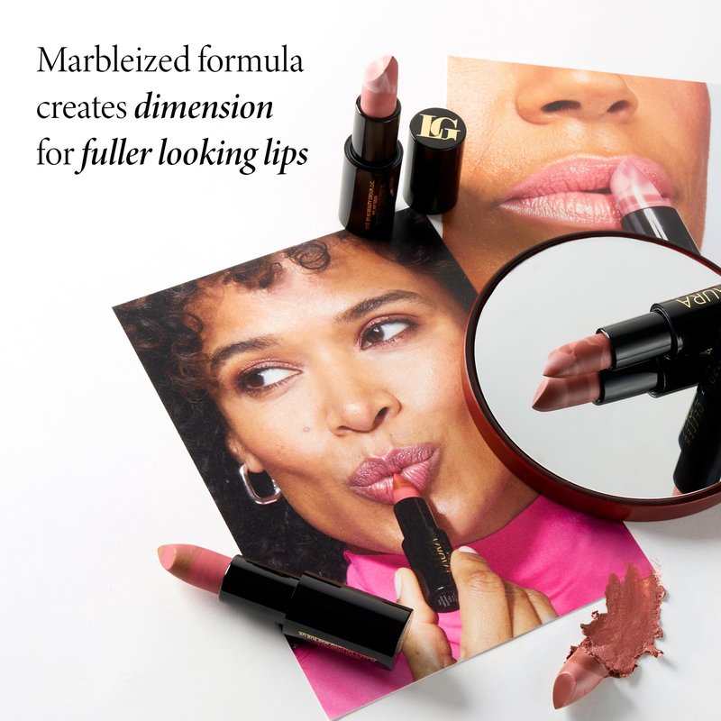 LAURA GELLER NEW YORK Marble Magic Kit: Baked Balance-n-Brighten Powder Foundation, Tan + Baked Blush-n-Brighten, Pink Buttercream + Italian Marble Lipstick, Berry Vanilla