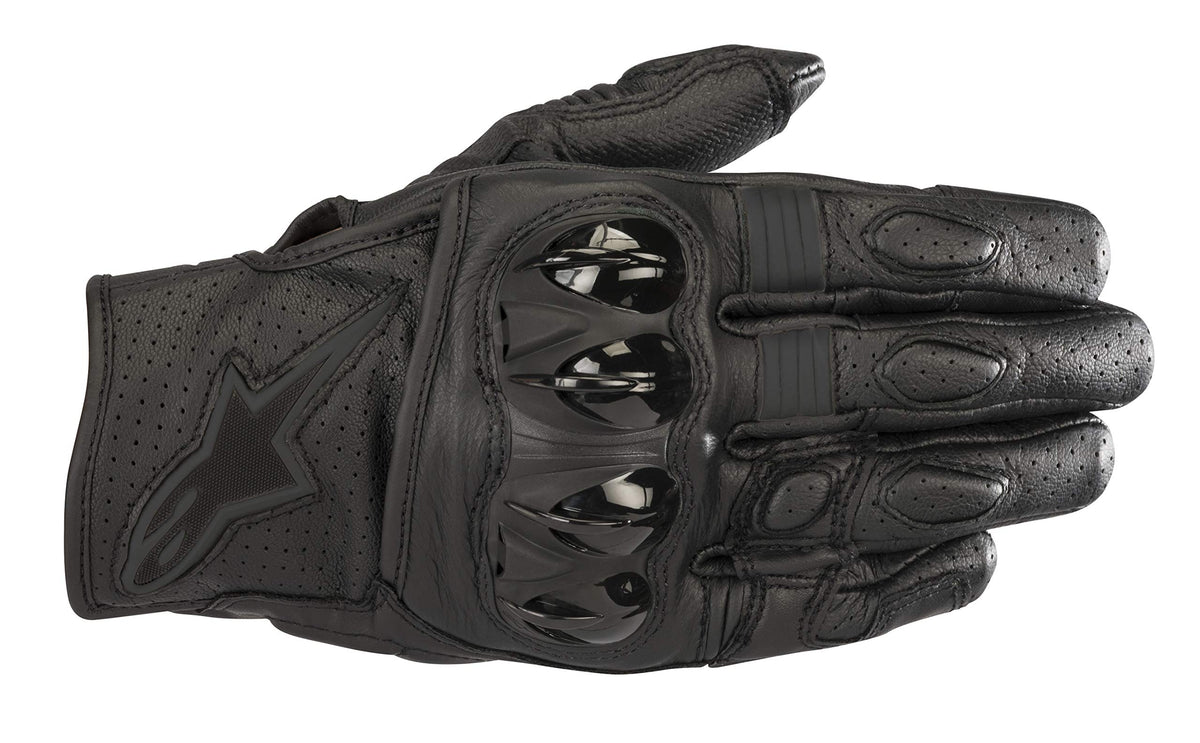 Alpinestars Celer V2 Leather Gloves-Black/Black-S
