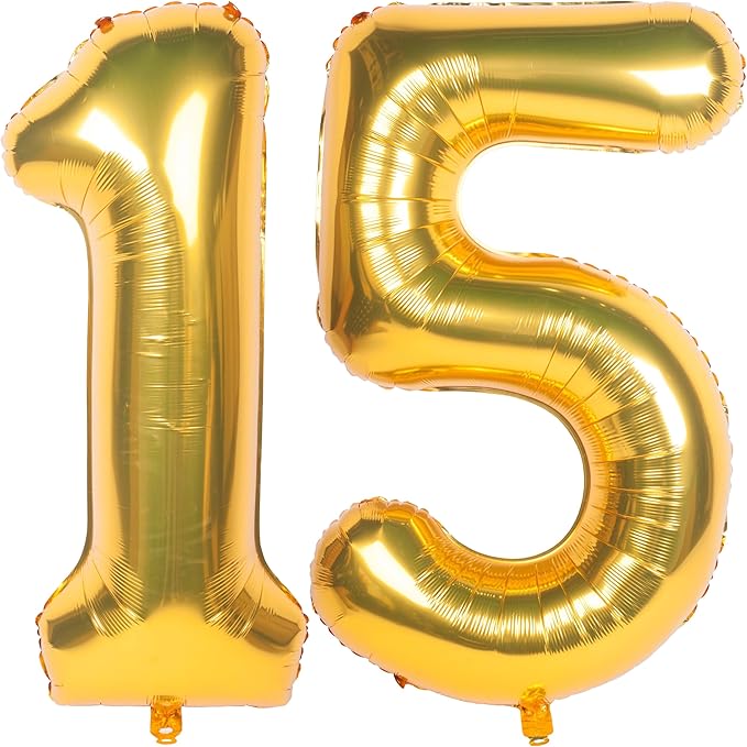 40 Inch gold Number Balloons Helium Foil Mylar Balloon Birthday Party banquet Decoration 15