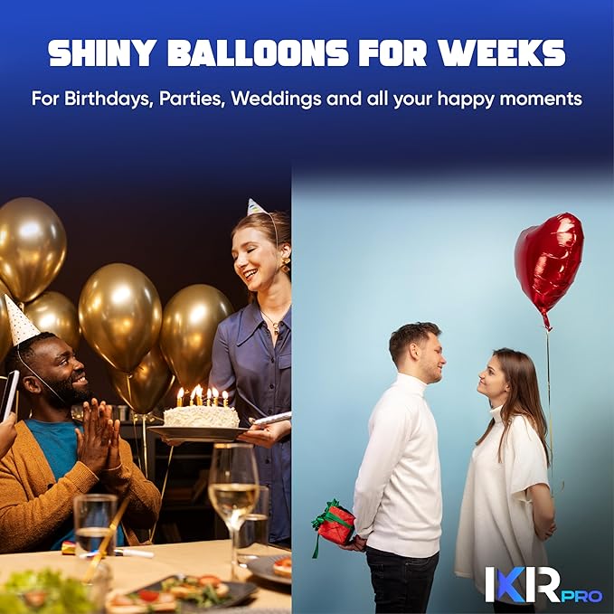 Balloon Shine Spray (16.9 oz) Set Instant High Shine Gloss for Party Balloons Long Lasting Finish for Party Decoration Includes Gloves & Protective Cover