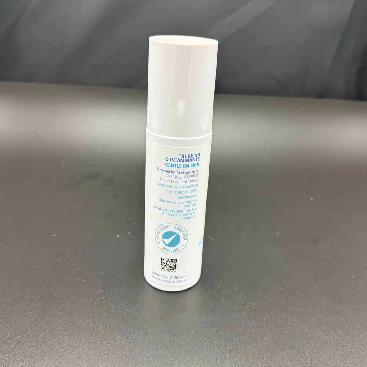 PUREFY Hand and Skin Cleanser (4oz, 2pk) - Hypoallergenic, Made with Purefypro Antimicrobial Hypochlorous Technology, Great for Sensitive Skin; Promotes Natural Defense of Eczema, Dermatitis, Acne.