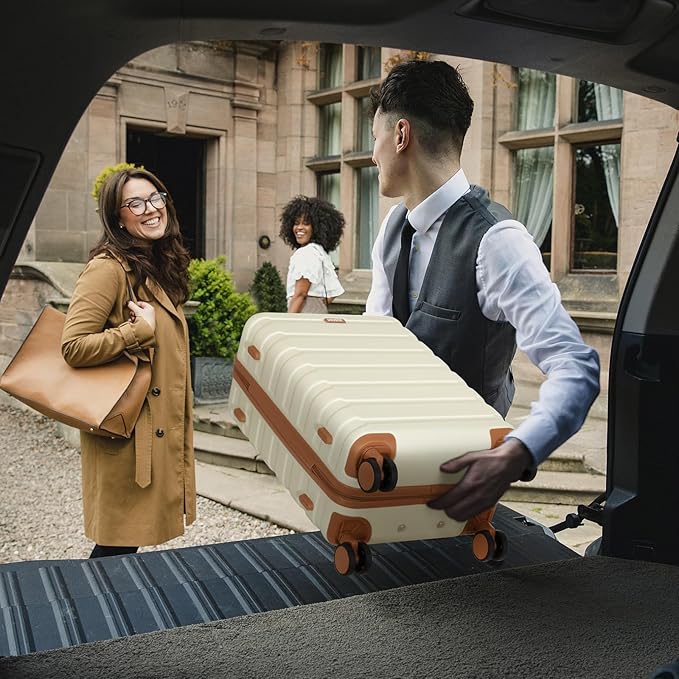 Luggage Sets 3 Piece, 20 Inch Hardshell Carry On Luggage 22x14x9 Airline Approved, Suitcase with TSA Locks & YKK Zippers, Carry On Suitcase with Wheels for Men & Women Travel