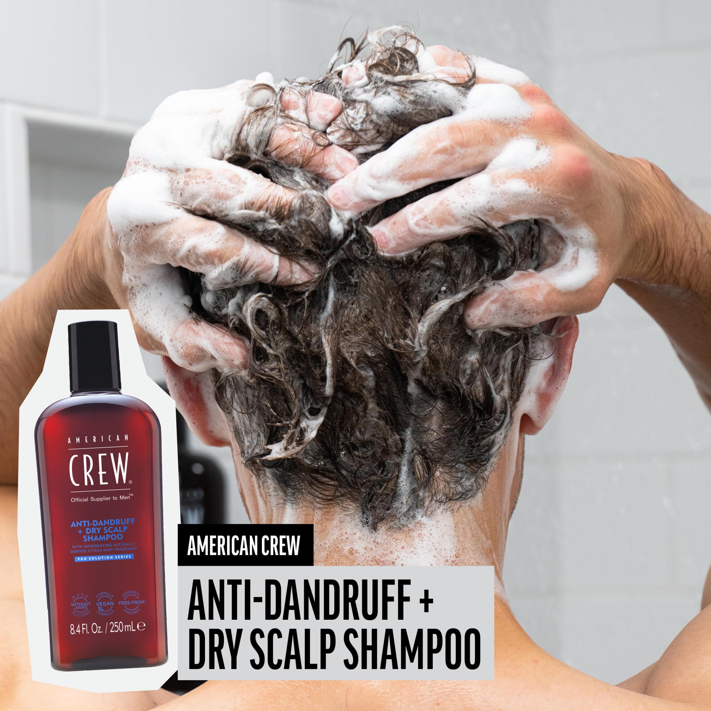 American Crew Anti-Dandruff & Dry Scalp Shampoo, Citrus Mint, 8.4 fl oz