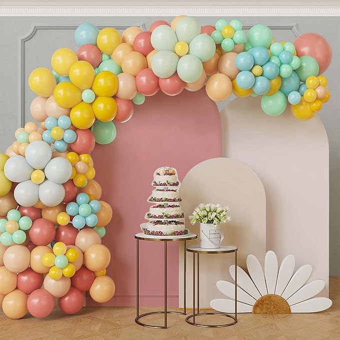 7.2FT&6FT Arch Covers,Arch Backdrop Stand Fitted Cover for Wedding Birthday Party Ceremony Banquet Decoration(Off-White,Cover Only)