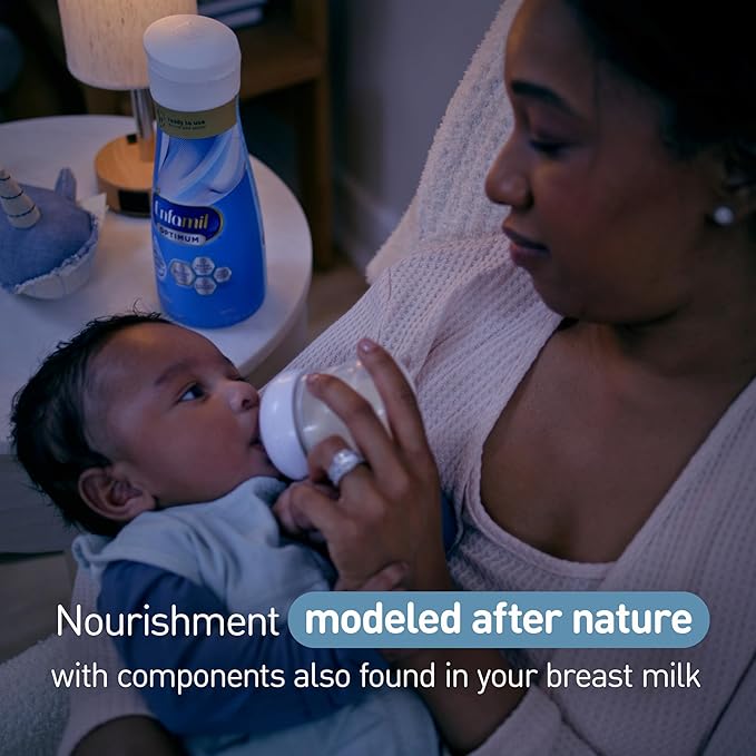 Enfamil Optimum (Enspire) Ready-to-Feed Baby Formula, Our Closest to Breast Milk, Brain-Building DHA, 32 Fl Oz (Pack of 3)