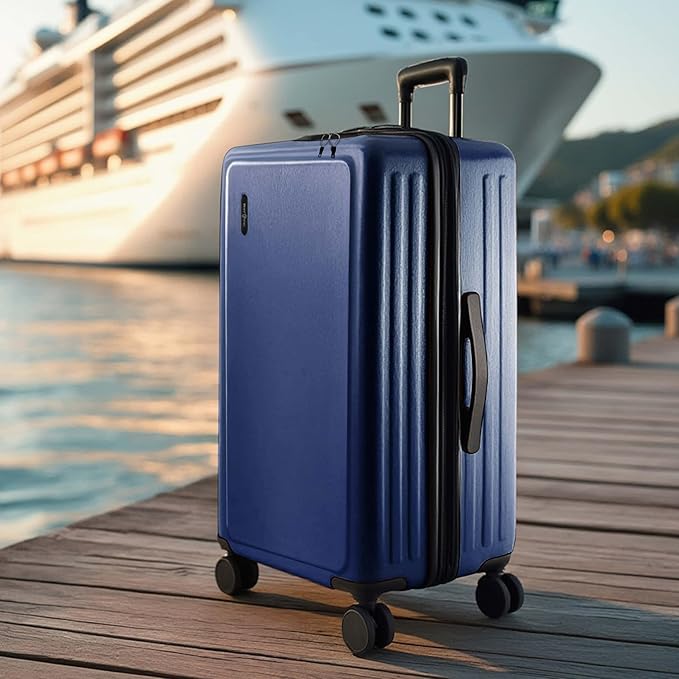 TRAVELARIM 28 Inch Luggage with Spinner Wheels, Hard Shell Suitcase with TSA Locks for Luggage, Travel Large Suitcase, Expandable Hard Shell Suitcases, Navy