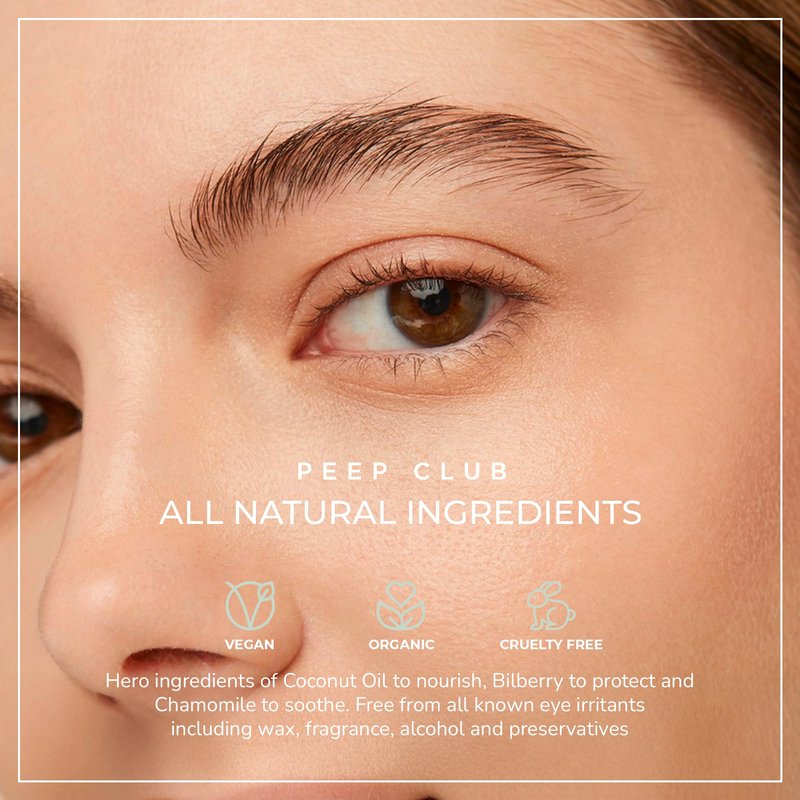 Peep Club All Natural Eye Makeup Remover Wipes – Perfect for Sensitive Eyes, Optometrist Formulated, Tea Tree Oil Free, Cleansing, Nourishing, Coconut Oil, Chamomile, Bilberry, 30 Pack