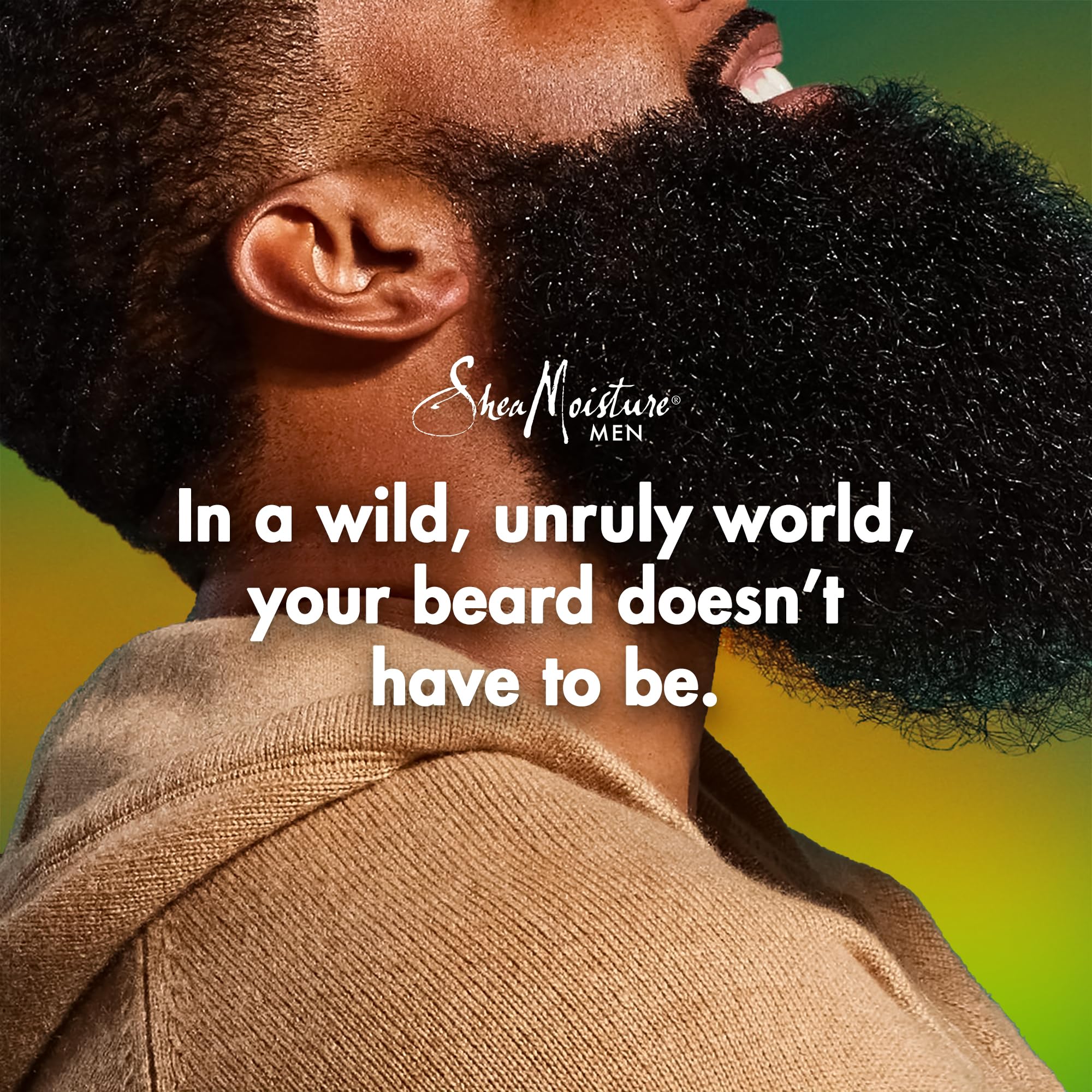 SheaMoisture Beard Kit for Men – Beard Wash, Conditioning Beard Oil, Full Beard Detangler + Beard Balm with Shea Butter & Maracuja Oil, Gifts for Men (4 Piece Set)