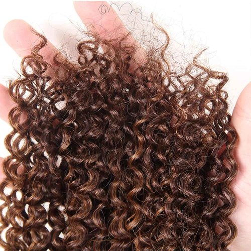 Highlight Human Hair Bundles Brown 22 24 26 Inch Color P4/30 Curly Wave Bundles Human Hair Extension Highlight Brown 12A Unprocessed Brazilian Virgin Double Weft Double Weft