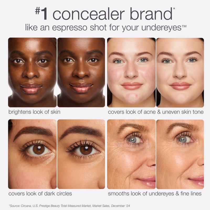 tarte shape tape creamy concealer – Full Coverage Makeup with Built-In Eye Cream, 24HR Hydrating Natural Moisturizing Matte Finish for Redness & Fine Lines, Vegan & Cruelty-Free, travel size, 22B
